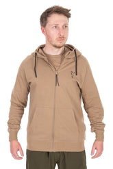 Fox Collection LW Zip Hoody Tan Ltd - dé KarperCentrale